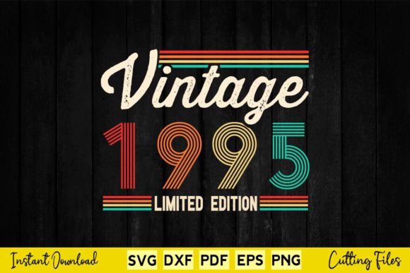 29 Years Old Gifts Vintage Graphics for Crafts