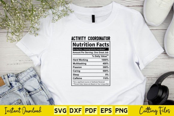 Fun Activity Coordinator Nutrition Fact