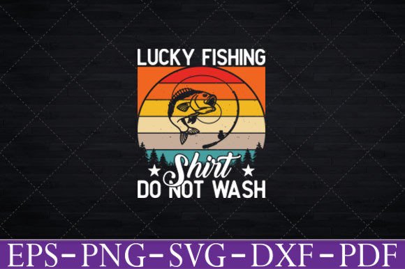 Lucky Fishing Shirt Graphics for Creative Publishers