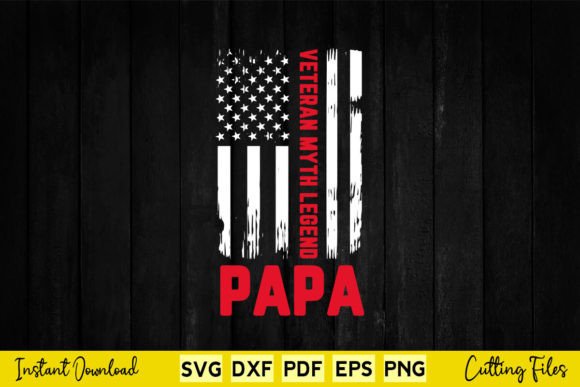 Veteran Myth Legend USA Flag Svg Graphics for Crafts